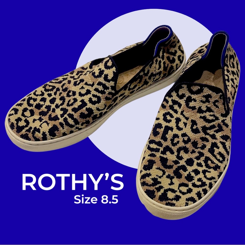 🔹🐆Rothy’s Slip-on Sneaker in Leopard🐆🔹
